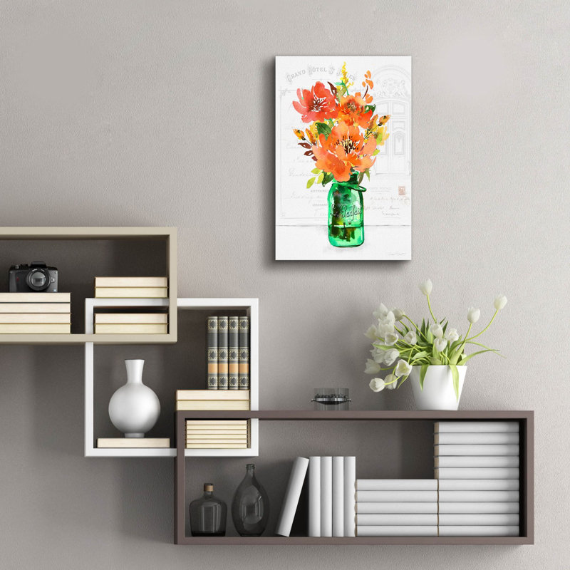 «Le Parfait Jar A» par Jean Plout, art mural en verre acrylique, H 24 po x l 16 po x P 0,2 po