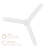 Cyclone Collection Smart Indoor and Outdoor 52in 3-Blade Ceiling Fan 2700K-6000K CCT Selectable LED Light Kit with Remote Control Works With iOS or Android App-1071315492