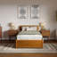 Lit plateforme en bois massif avec lit gigogne assorti Ause-1450992462-1450992455