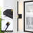 2-Pack Rechargeable LED Wall Sconces with Remote Control – Cordless, Dimmable, Non-Hardwired Wall Lights-644656568-644656566
