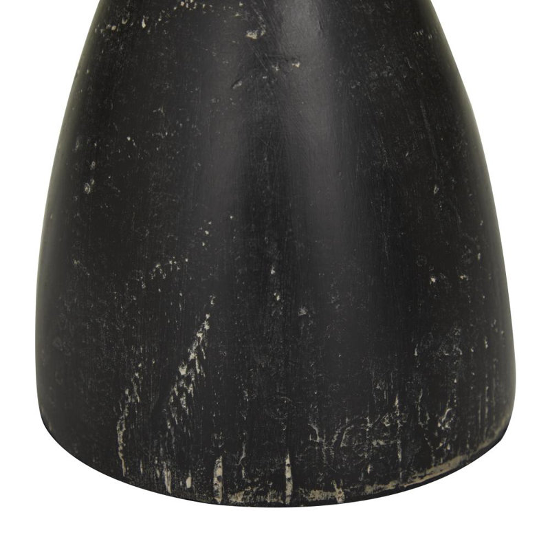 Ensemble de chandeliers de table en bois 3 pièces, Noir