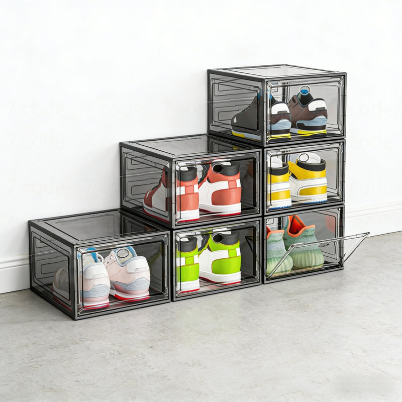 Range-chaussures magnétique transparent épaissi