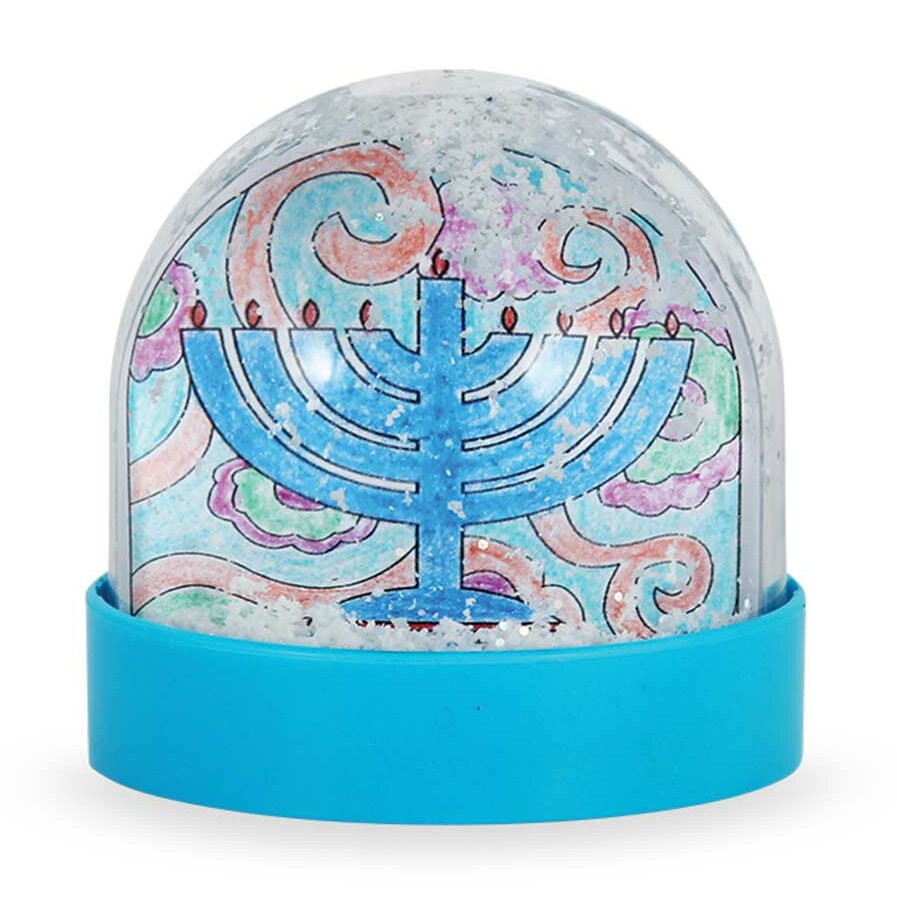 Zion Judaica 10 Piece Do-It-Yourself Hanukkah Snow Globe Set | Wayfair