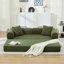 Canapé-lit pliant, canapé-lit convertible de 78,5 po avec 2 coussins, canapé-lit pliant, matelas à ressorts en mousse, canapé-futon pour salon, bureau, appartement-1573867031