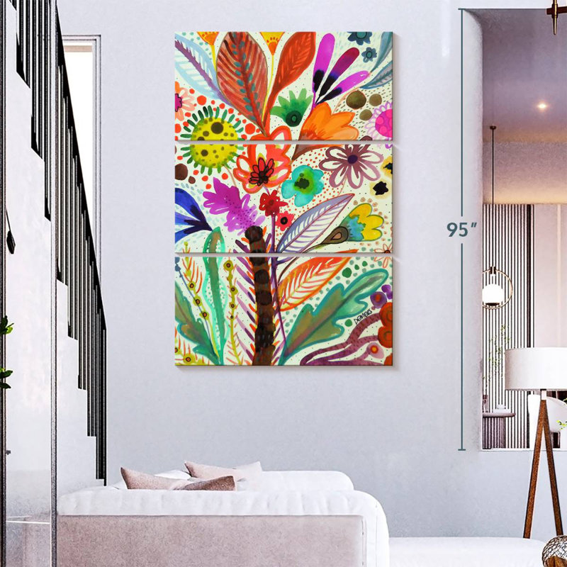 Harnek Eclosion, 74" H x 48" W