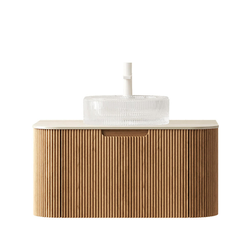Meuble-lavabo mural simple 30 po avec lavabo, 30"