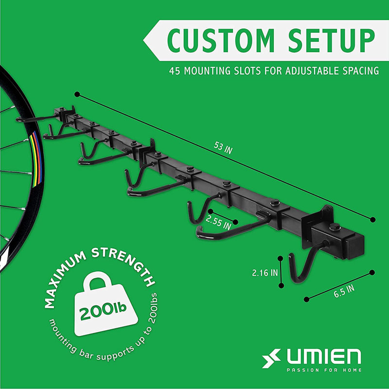 Steel Adjustable Multi-Use Bike Rack