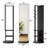 360° Rotating Multifunctional Full Length Mirror With Hook Storage Rack Coat Rack With Mirror Solid Wood Floor Mirror Bedroom Living Room Cloakroom Space Saving-1440116896