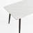 Large Rectangular Table With Strong Metal Base Modern Stone Dining Table For Kitchen