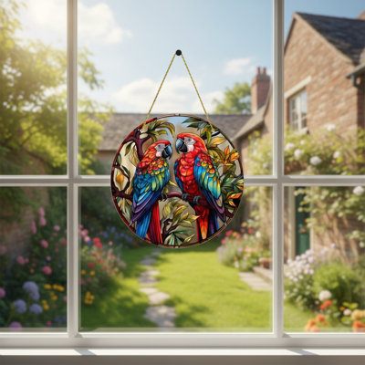 Décoration murale en acrylique 20 po / 7,87 po, décoration d'oiseaux sur une branche, cadeaux pour amoureux des oiseaux, cadeaux d'anniversaire pour maman, grand-mère colibri, art mural, I