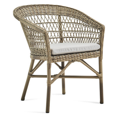 Fauteuil de salle à manger avec coussin Cataldo
