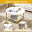Yelina Marble Top Coffee Table-1268451887