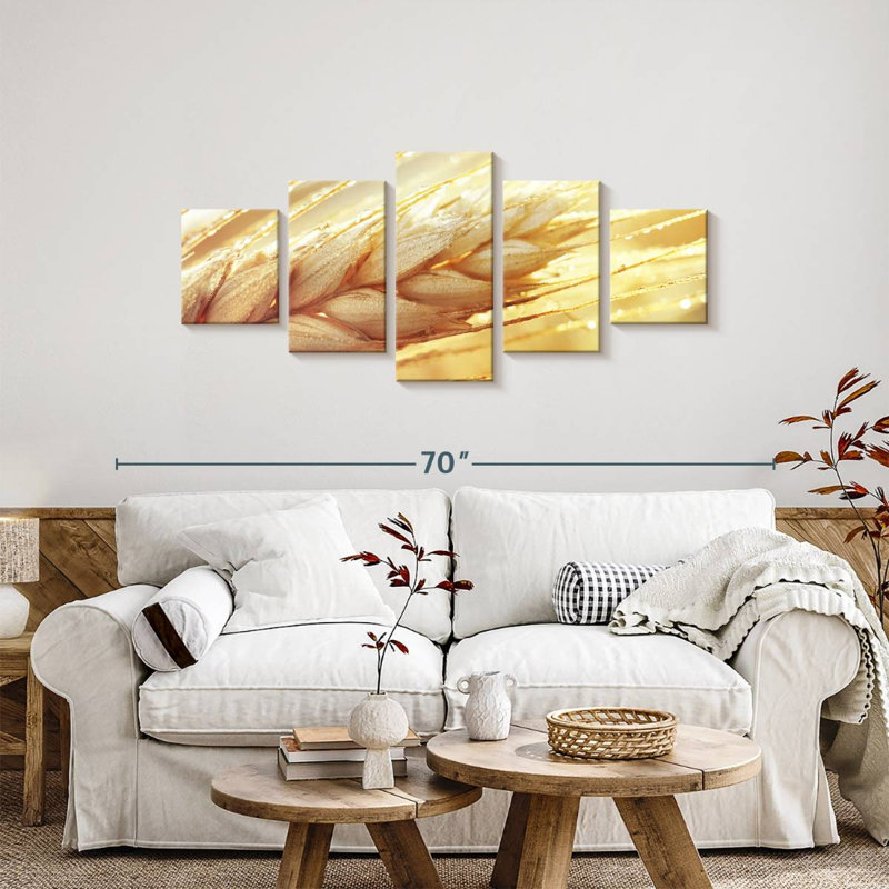 Wheat, 24" H x 55" W
