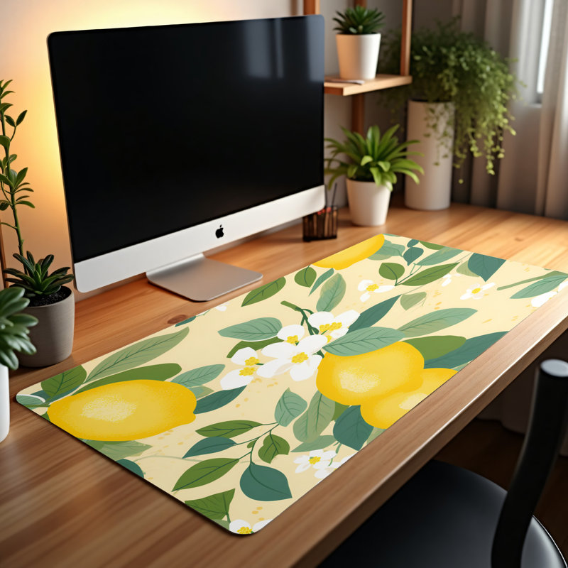 Polyester Desk Pad, 14.4x12.1