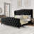 House of Hampton® Velvet Upholstered Platform Bed Frame With 51.1" Wingback Headboard & Deep Button Tufted Footboard, No Box Spring Required, Easy Assembly-1982322322-1982322333