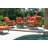 Leavenworth Swivel Aluminum Outdoor Lounge Chair , Sunbrella® Cushions Included