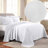 Swanton 100% Textured Medallion Cotton Modern & Contemporary Bedspread & Pillow Sham Set-1958118084-1958118111