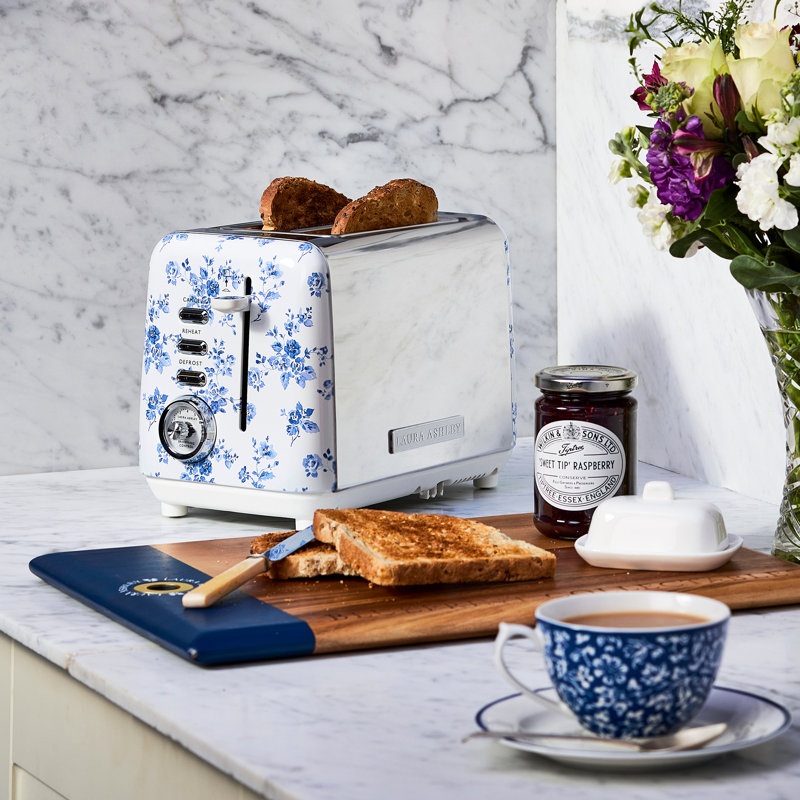 Grille-pain 2 tranches VQ Laura Ashley, Rose porcelaine