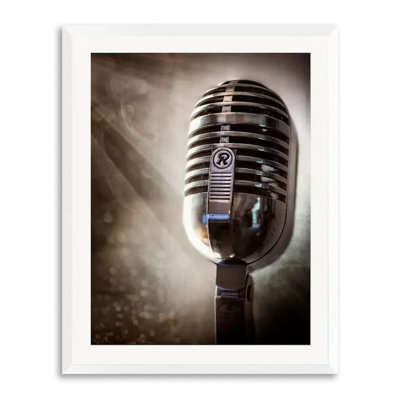 Scott Norris " Smoky Vintage Microphone " by Scott Norris