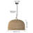 Baldassarre - Light Matte Black Dome Pendant-783838584