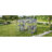 Large Outdoor Catio for 6-10 Cats, Pine Wood Cat Cage Outdoor with Weatherproof Roof, 6 Platforms, Climbing Ramp, 1 Resting Box and Cat Scratching Post, Outdoor Cat House with Storage Shelves, Grey