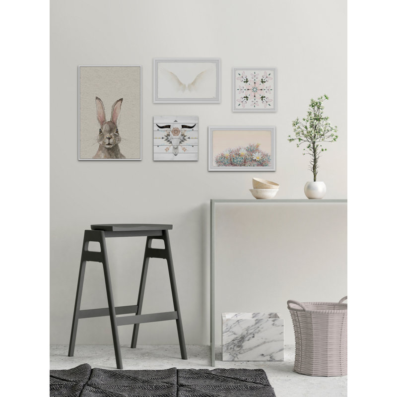 Pentaptych « Grey Boho » d’Aldan