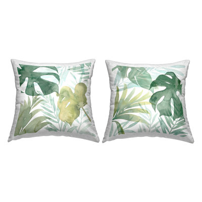 Floral Outdoor Throw Pillow