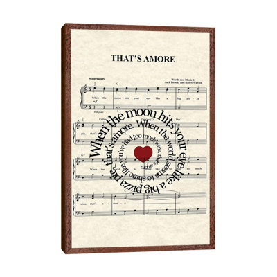 That's Amore - Print on Canvas