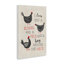 Love You A Bushel with Chickens Canvas, conception de JJ Design House LLC