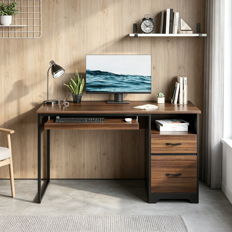 Computer Desk, Brown