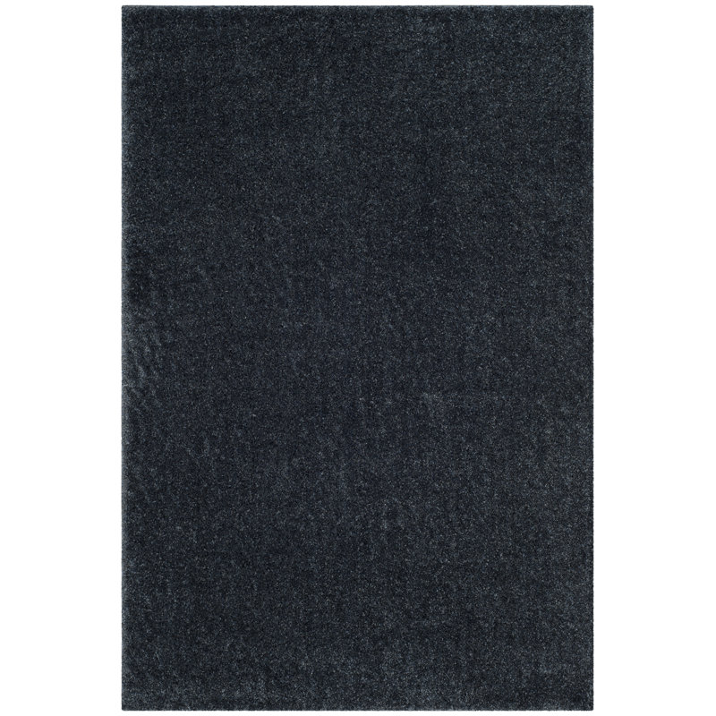 Bertjan Shag Performance Solid Color Rug, Rectangle 3' x 5'