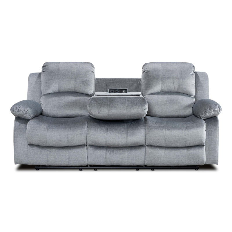 Alaiyna Wide Home Theater Recliner Recliner, 3, Grey