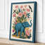 Elephant in Bloom Botanical - Wrapped Canvas-580557192-580557235