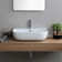 Scarabeo By Nameeks 16.6'' Glossy White Ceramic Rectangular Vessel, Wall Mount Bathroom Sink with Overflow
