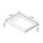 OVE Decors 48" x 34" Rectangle Shower Base Pan, White Acrylic, Hidden Side Drain, Reversible Design