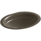Serif Metal Oval Undermount Bathroom Sink