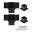 Stellweilan Tessberg Black Steel Hardware-100152348