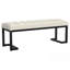 Banc d'appoint capitonné Boucle
