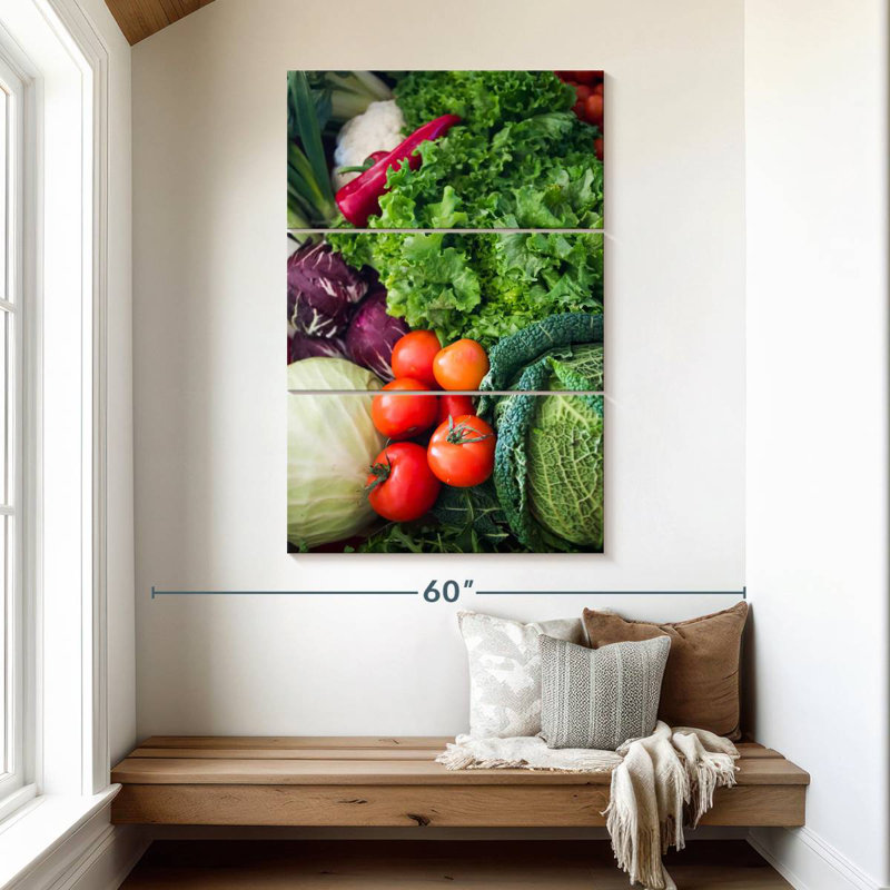 Yarlin Fresh Vegetable Harvest, 50" H x 32" W