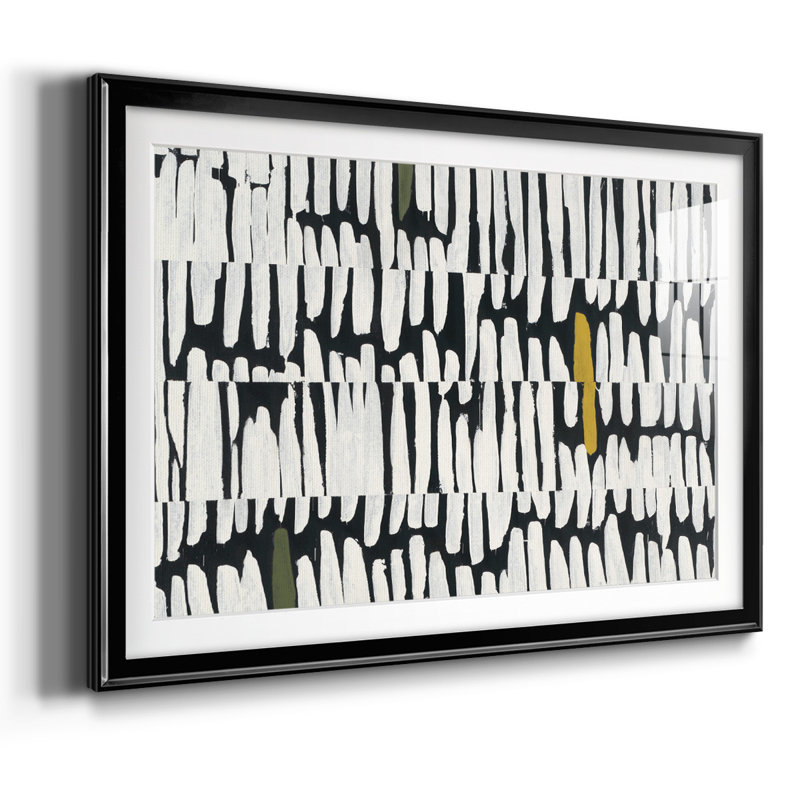 Night & Day V1, reproduction encadrée avec cadre biseauté et verre, Noir, H 30 po x l 44 po x P 1,5 po