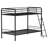 Carson Metal Twin Over Twin Bunk Bed Glossy Black-1595891353-1595891355