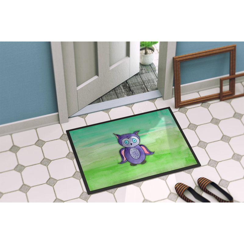 Zachary Non-Slip Outdoor Doormat, 0.25" H x 27" W x 18" D
