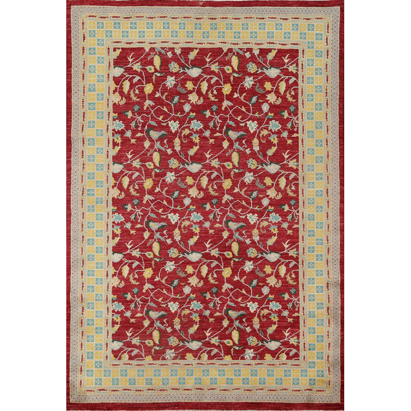 Ziegler One-of-a-Kind 5'7" X 7'10" New Age Wool Area Rug in Red