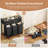 Laundry Hamper 3 Section, Laundry Sorter With 2 Drawers & 2-tone Top Panel, 120l Rolling Laundry Basket Organizer, Pull-out Removable Oxford Fabric Laundry Bags For Laundry Room Organization, Bathroom