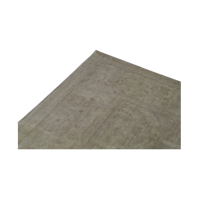 Ziegler Wool Oriental Area Rug in Charcoal