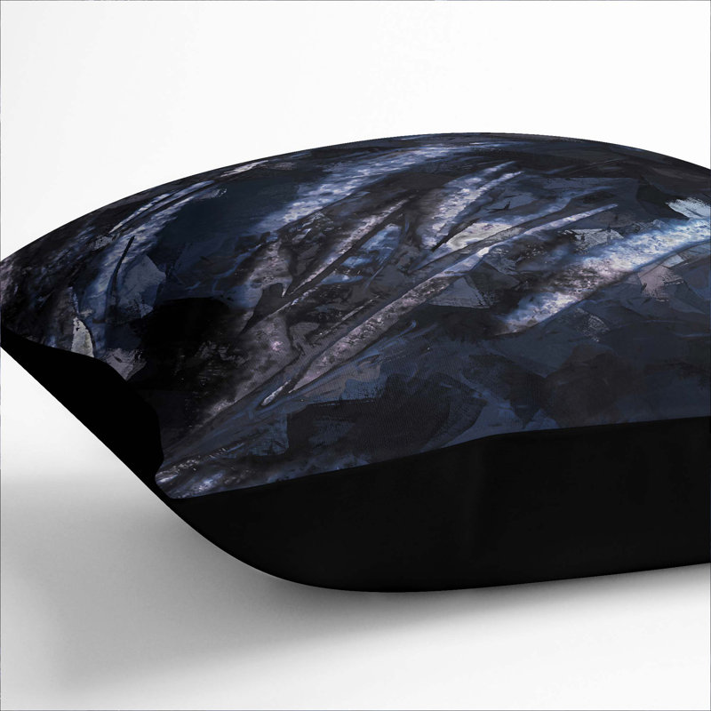 Wild Ways Cushion with Filling, Black, 55cm H x 55cm W x 20cm D
