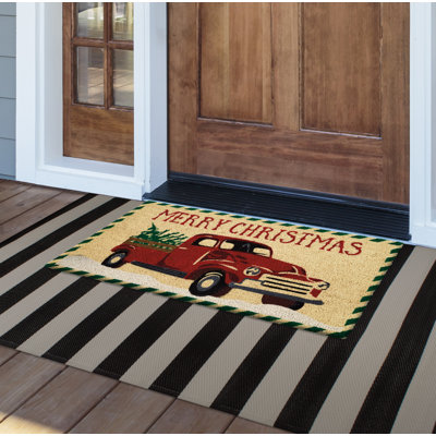 Taravello Non-Slip Christmas Outdoor Doormat