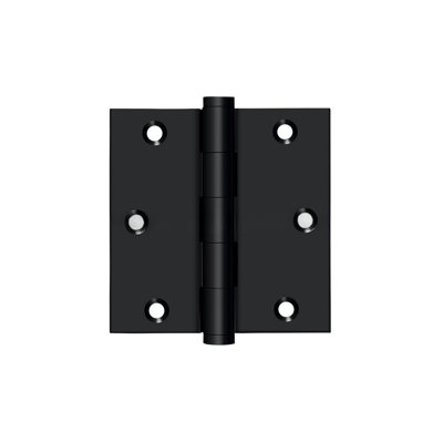 Charnière carrée en laiton poli Deltana DSB353-R 3-1 / 2 "x 3-1 / 2" Deltana