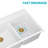33 Inch Drop-In Granite Composite Kitchen Sink Workstation 60/40 Double Bowl Quartz Kitchen Sink-115237041