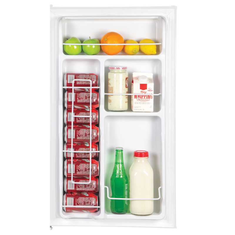 Igloo 3,2 pi³ Réfrigérateur autoportant avec congélateur, Blanc